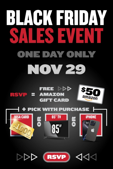 Black Friday RV Sales Event