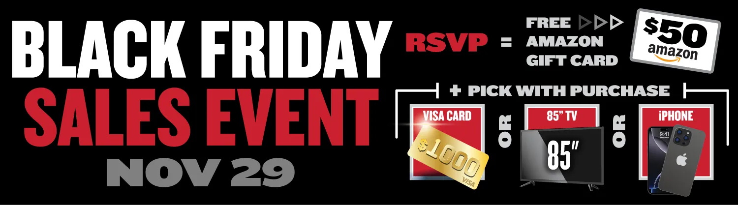 Black Friday RV Sales Event