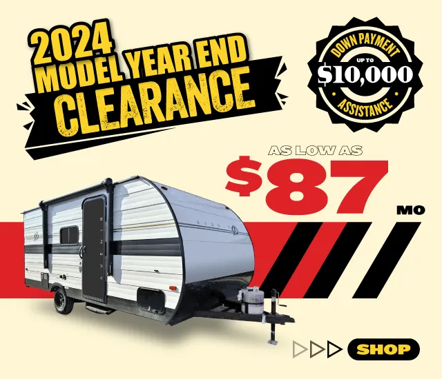 2024 RV Model Year End Clearance