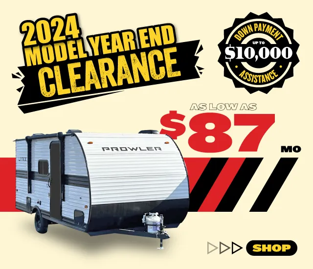 2024 RV Model Year End Clearance