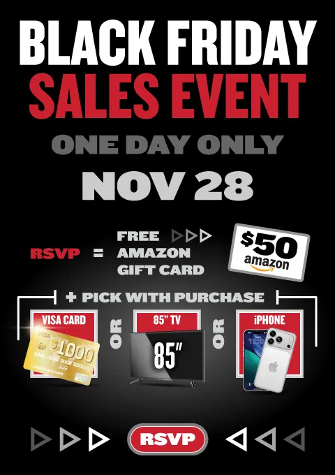 Black Friday RV Sales Event