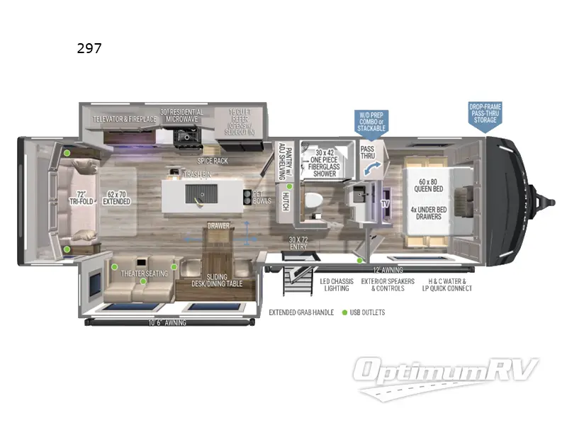 2025 Brinkley Model Z Air 297 Floorplan Photo