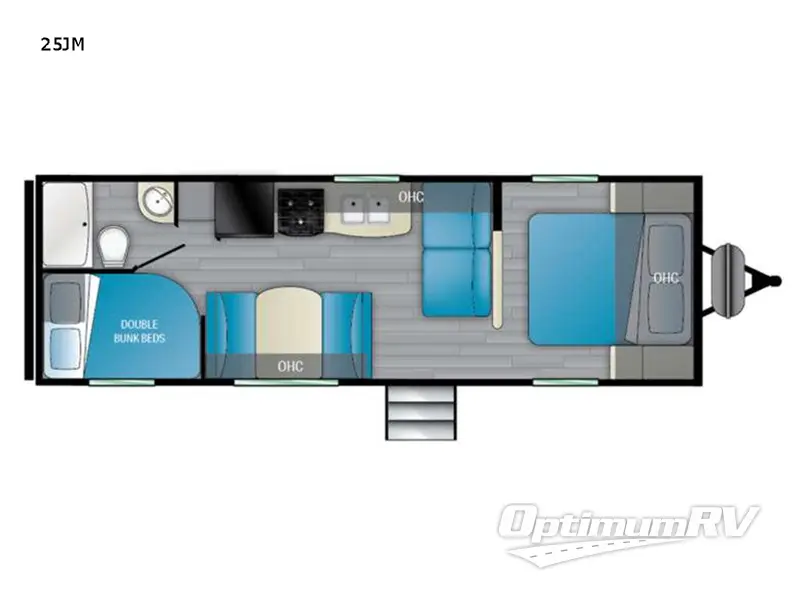 2022 Heartland Trail Runner 25JM Floorplan Photo