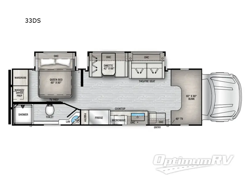 2025 East To West Bravado 33DS RV Floorplan Photo