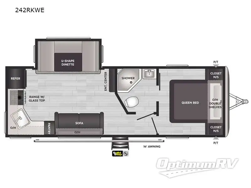 2021 Keystone Springdale 242RKWE Floorplan Photo