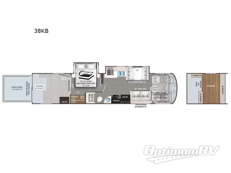 2025 Thor Outlaw 38KB RV Floorplan Photo