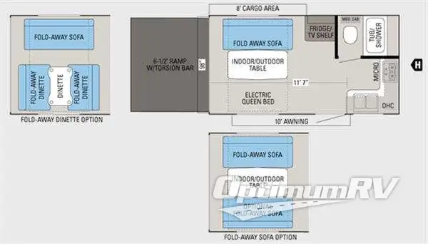 2011 Jayco Octane ZX Super Lite 161 Floorplan Photo