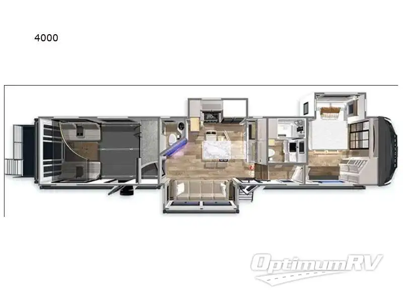 2024 Brinkley Model G 4000 RV Floorplan Photo