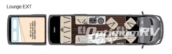 2016 Airstream Interstate Lounge EXT Lounge EXT Floorplan Photo