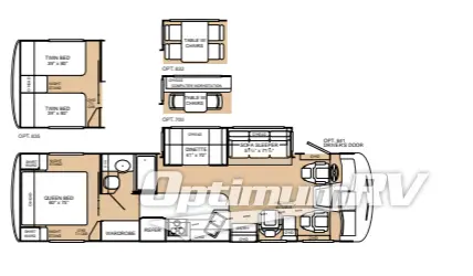 2002 Fleetwood Southwind 32v RV Floorplan Photo