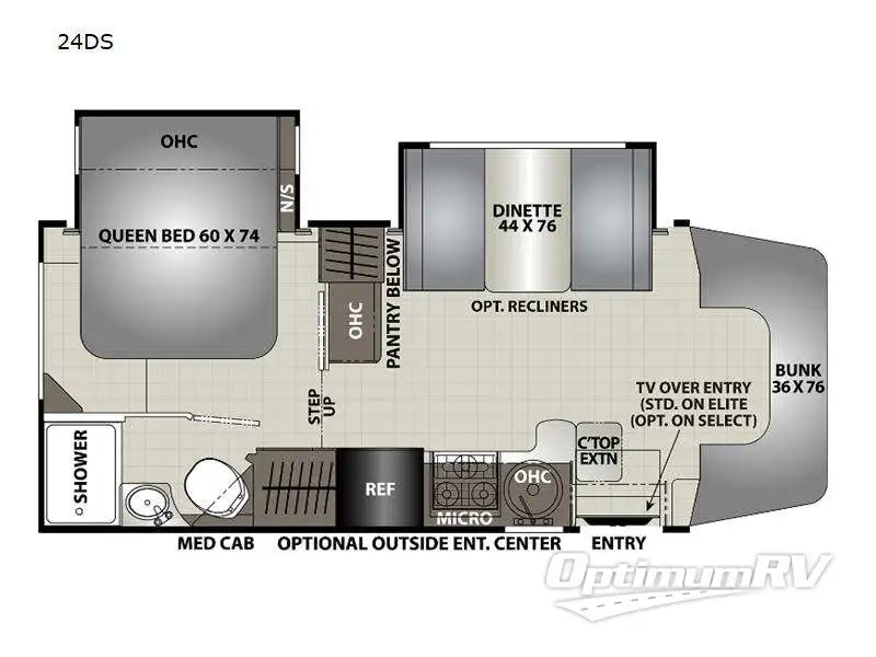 2023 Coachmen Prism Elite 24DS Floorplan Photo