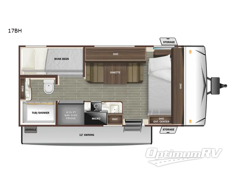 2022 Starcraft Super Lite Maxx 17BH Floorplan Photo