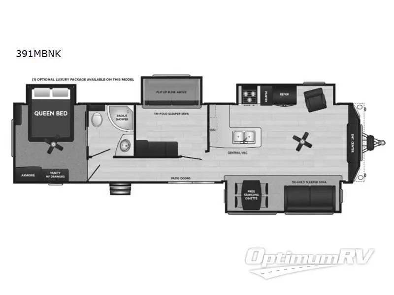 2023 Keystone Retreat 391MBNK Floorplan Photo