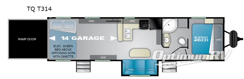 2020 Heartland Torque 314 RV Floorplan Photo