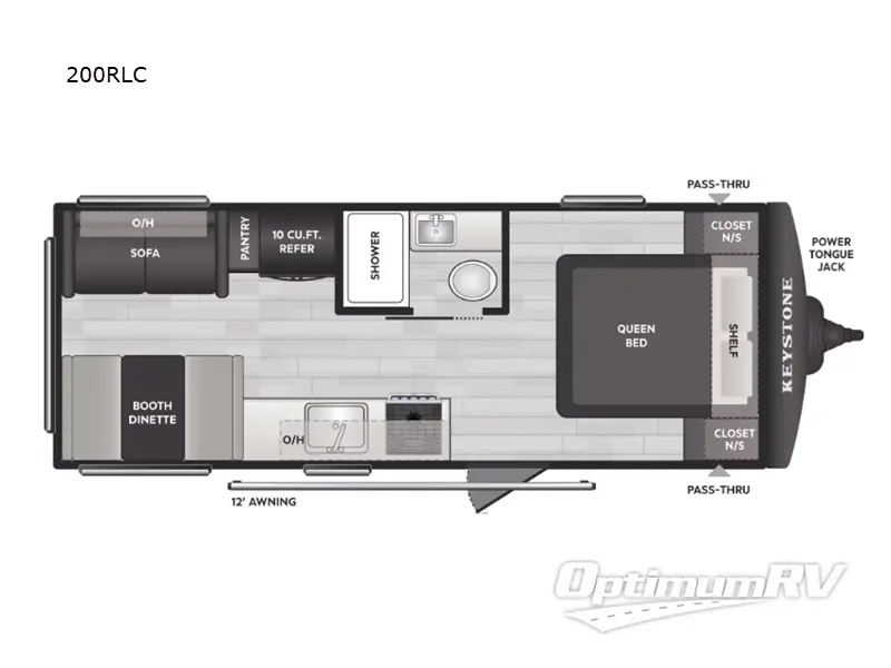 2026 Keystone Springdale Classic 200RLC Floorplan Photo