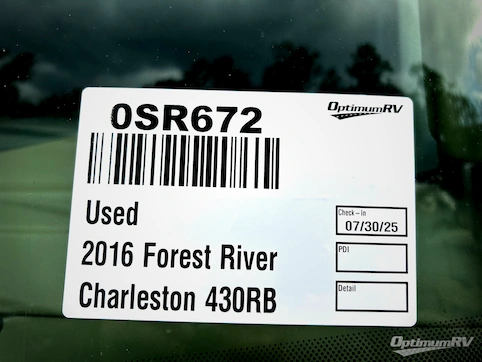 Used 2016 Forest River Charleston 430RB Featured Photo