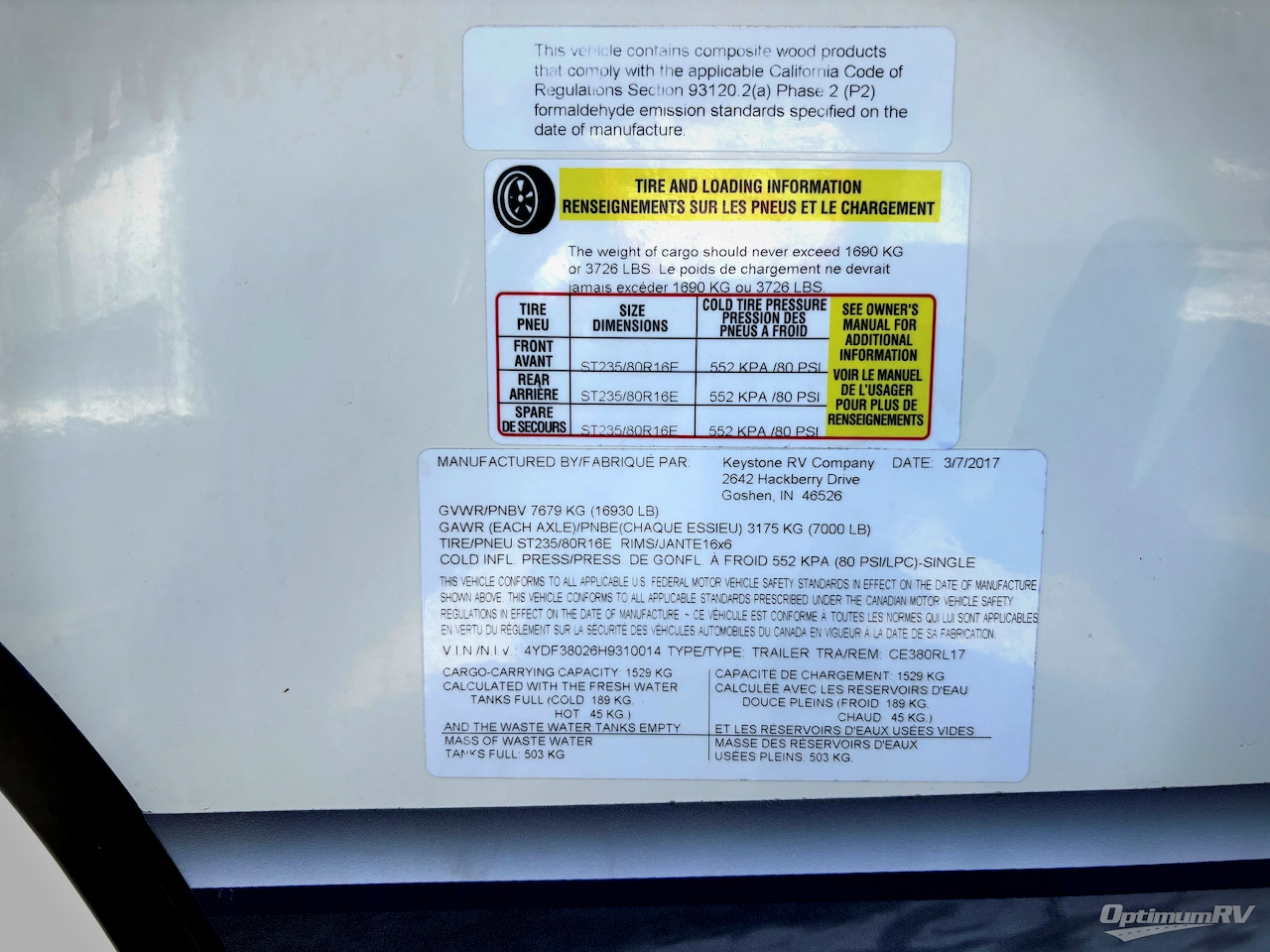 2017 CrossRoads Cameo CE380RL Photo 18