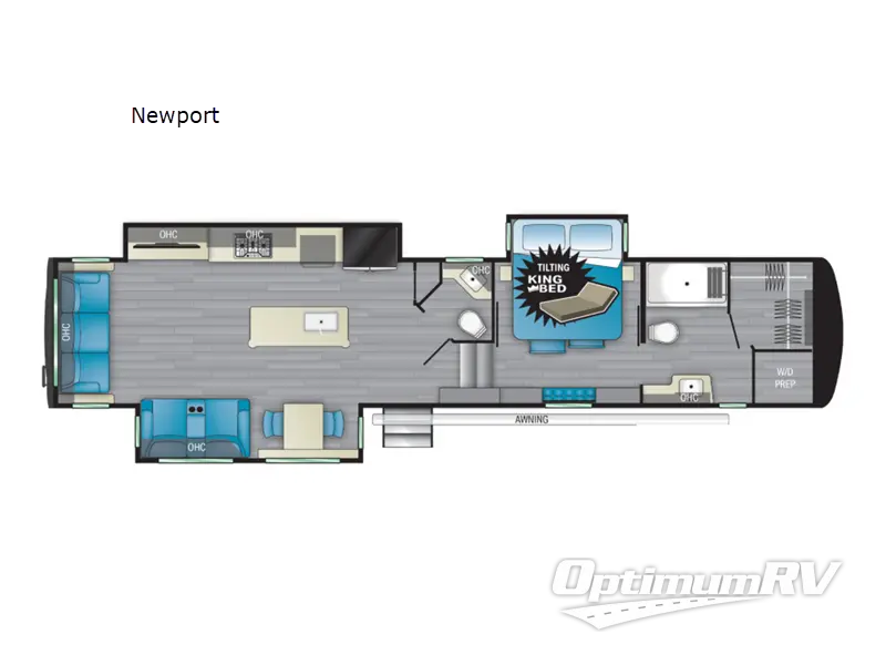 2023 Heartland Landmark Newport Floorplan Photo