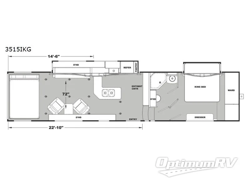 2018 Eclipse Iconic Wide Body 3515IKG RV Floorplan Photo