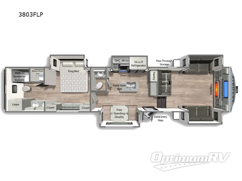 2023 Dutchmen Astoria 3803FLP Floorplan Photo