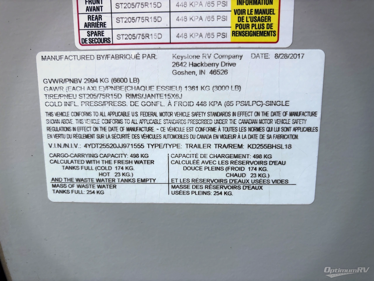 2018 Dutchmen Kodiak Ultra Lite 255BHSL Photo 17
