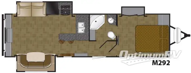 2016 Heartland Mallard 292 RV Floorplan Photo