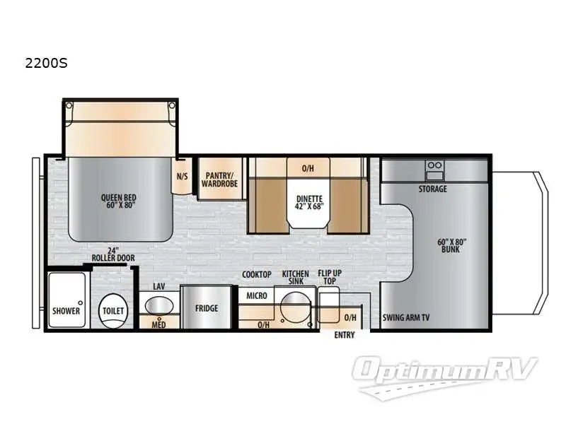 2024 East To West Entrada 2200S Floorplan Photo
