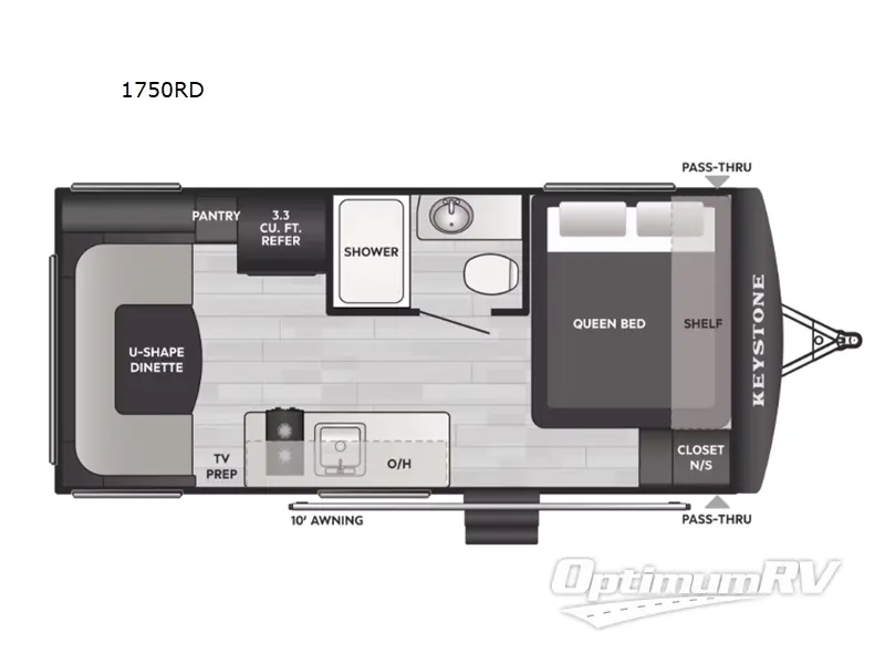 2026 Keystone Springdale Mini 1750RD Floorplan Photo