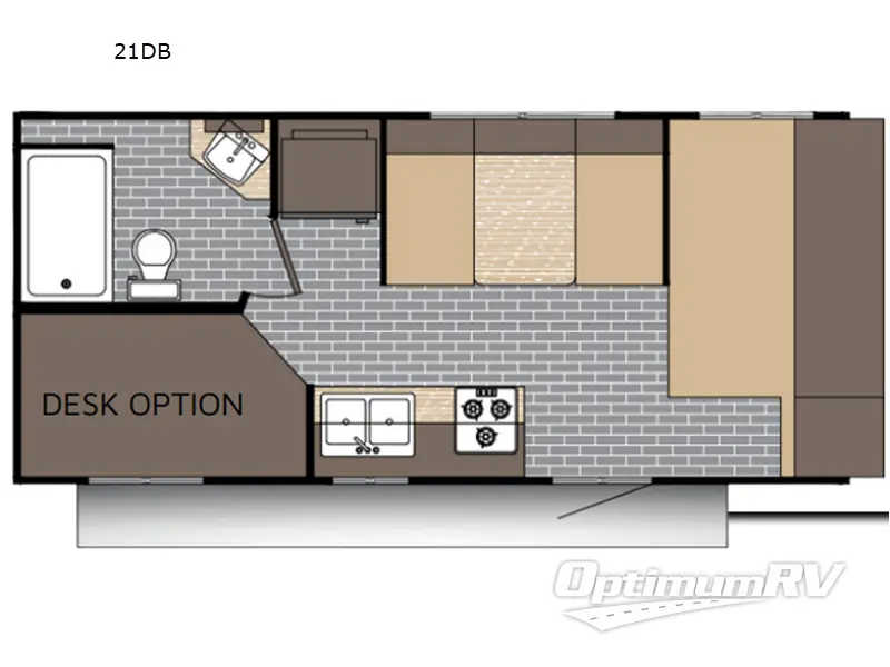 2026 Sunset Park Sun Lite LTD 21DB Floorplan Photo
