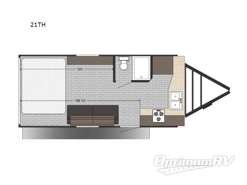 2026 Sunset Park Sun Lite 21TH Floorplan Photo