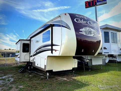 Used 2018 Forest River Cedar Creek Hathaway Edition 34RL2 Featured Photo