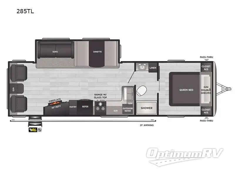 2021 Keystone Springdale 285TL RV Floorplan Photo