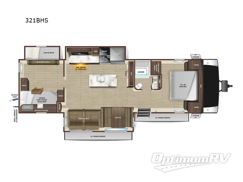 2025 Starcraft GSL 321BHS Floorplan Photo
