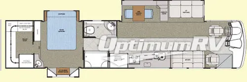 2007 Gulf Stream Tour Master T40C RV Floorplan Photo