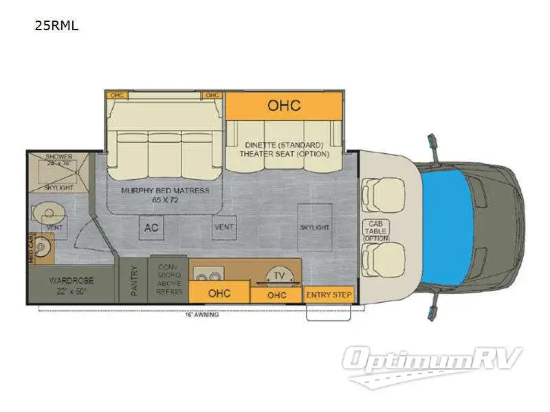 2023 Renegade Vienna 25RML RV Floorplan Photo