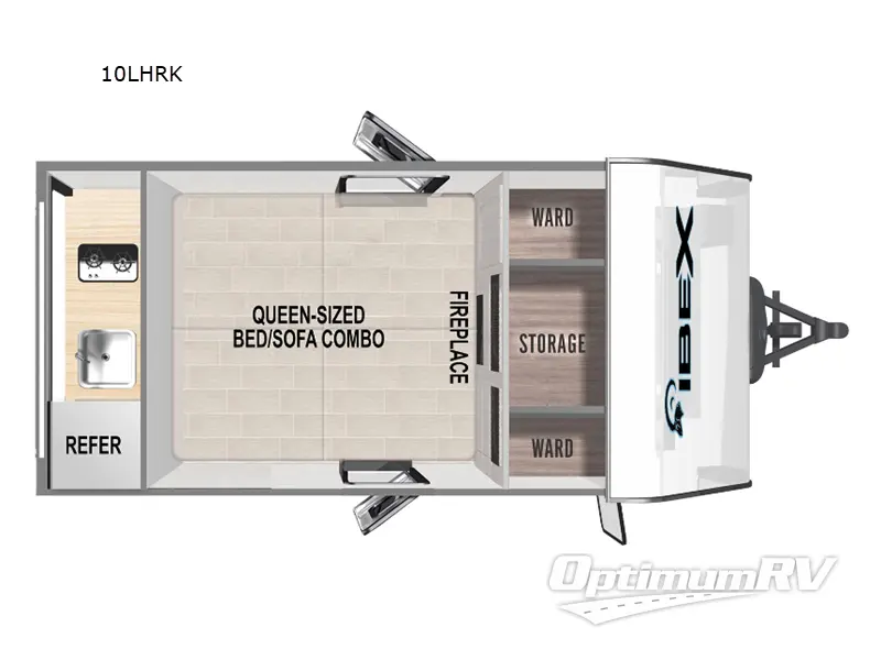 2023 Forest River IBEX 10LHRK Floorplan Photo