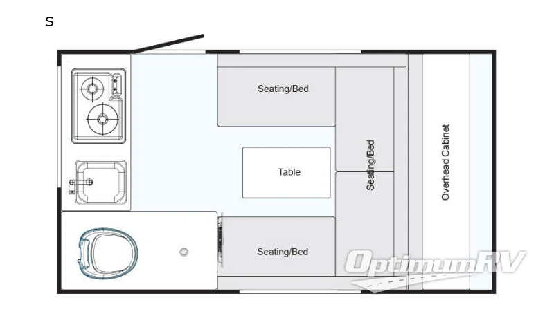2019 nuCamp TAB 320 S RV Floorplan Photo