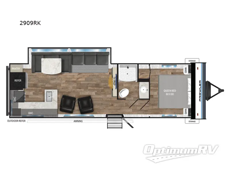 2025 Heartland Prowler Lynx 3005QBX Floorplan Photo