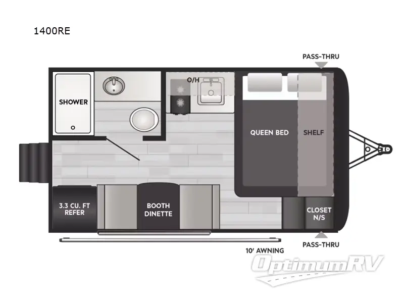 2025 Keystone Springdale Classic Mini 1400RE Floorplan Photo