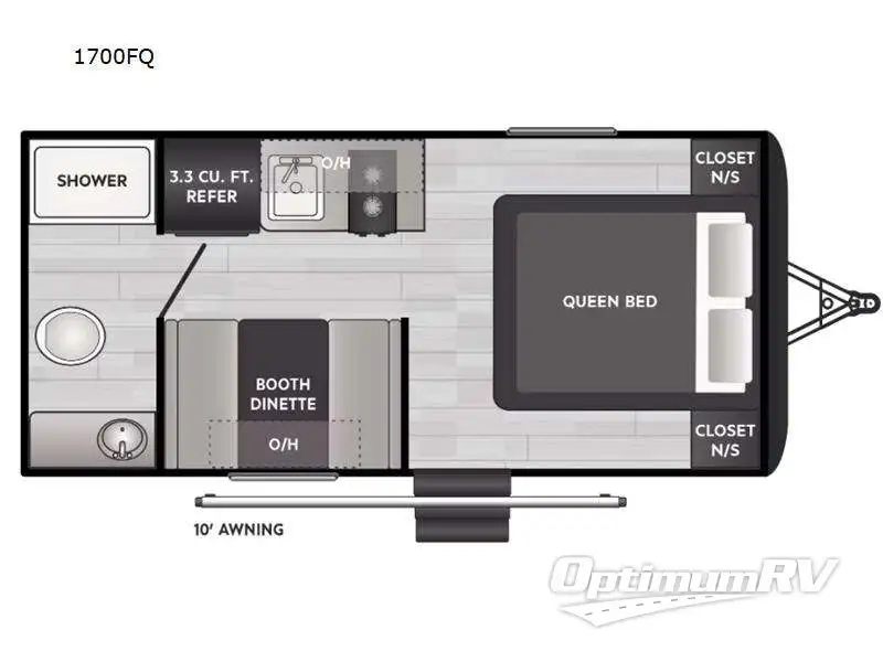2025 Keystone Springdale Classic Mini 1700FQ Floorplan Photo