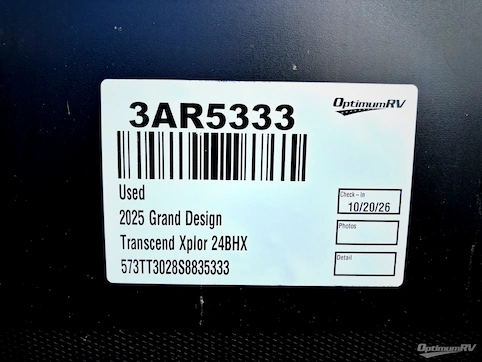 Used 2025 Grand Design Transcend Xplor 24BHX Featured Photo