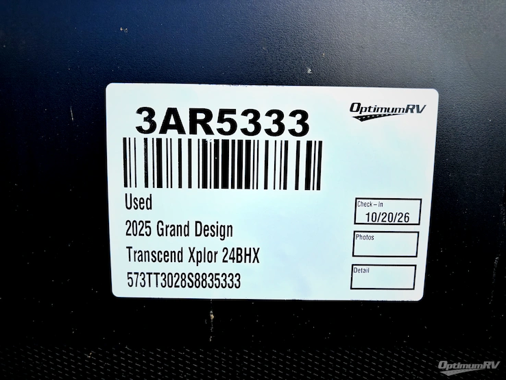 2025 Grand Design Transcend Xplor 24BHX RV Photo 1