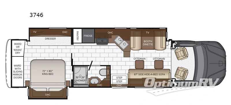 2020 Newmar Super Star 3746 Floorplan Photo