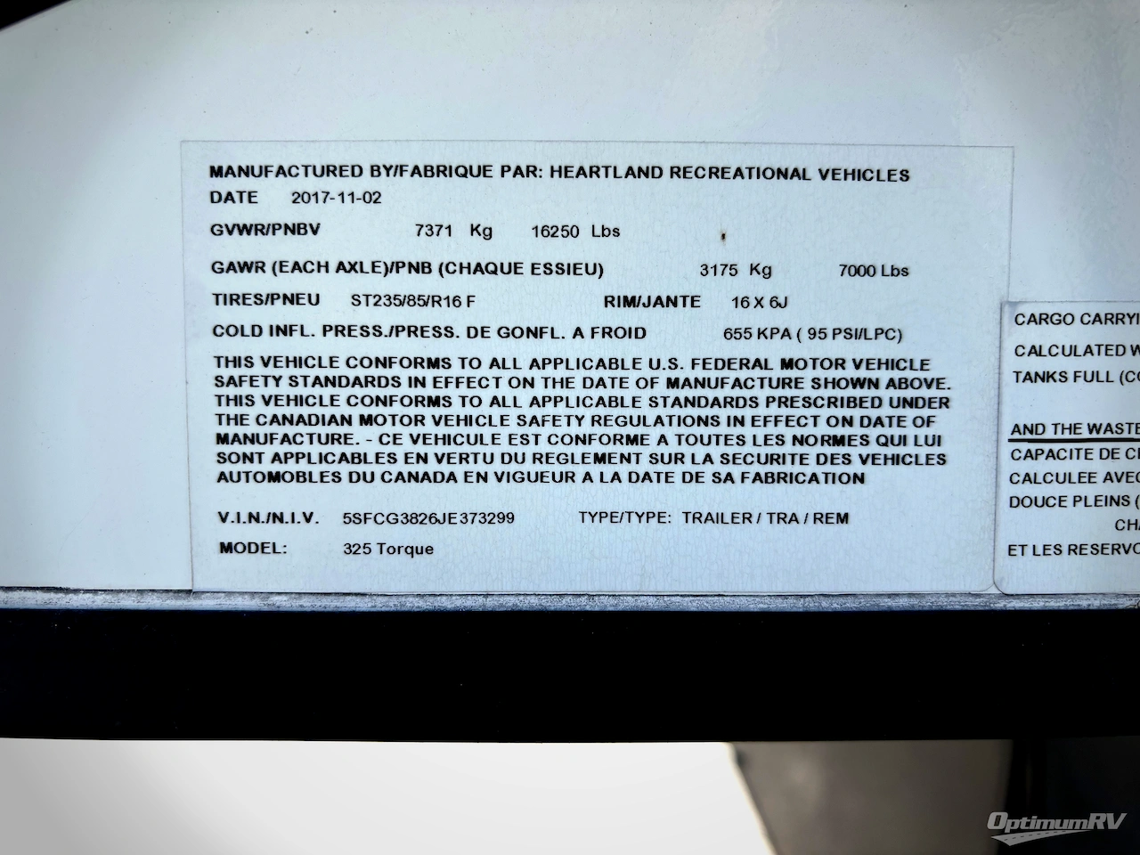 2018 Heartland Torque TQ 325 Photo 17