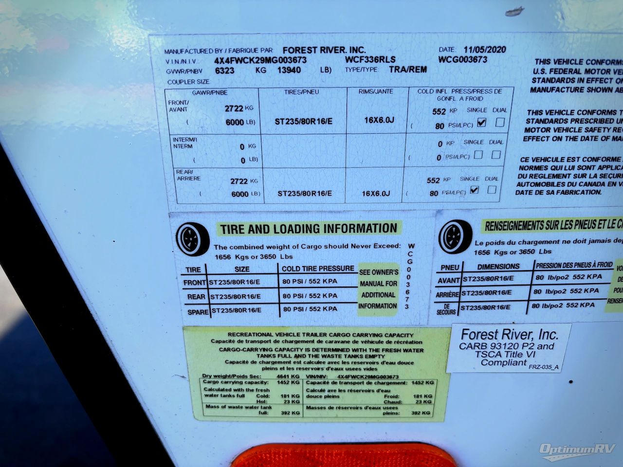 2021 Forest River Wildcat 336RLS Photo 16