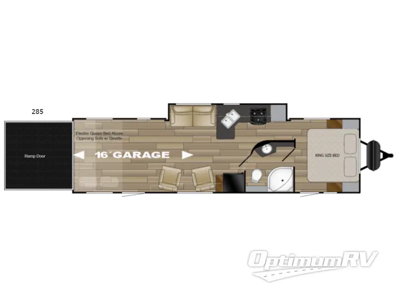 2018 Heartland Torque TQ T285 RV Floorplan Photo
