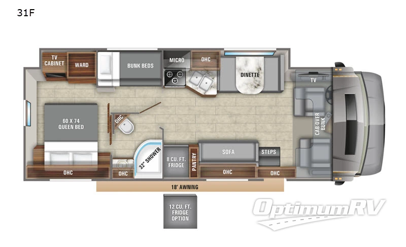 2020 Entegra Esteem 31F RV Floorplan Photo