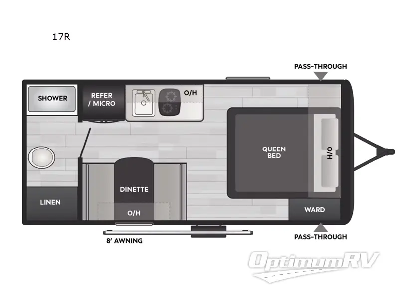 2025 Keystone Coleman 17R Floorplan Photo