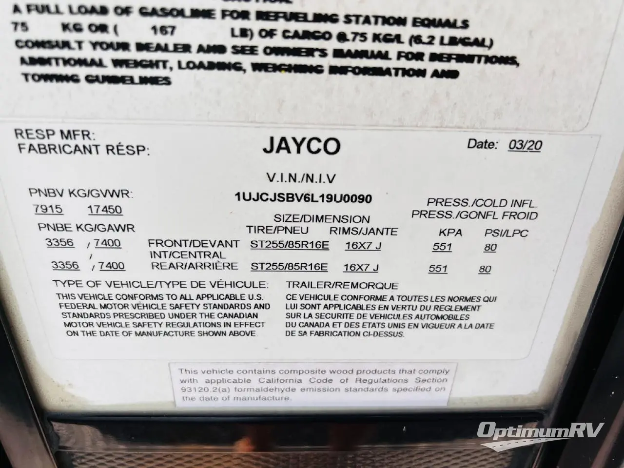 2020 Jayco Seismic 3512 Photo 25