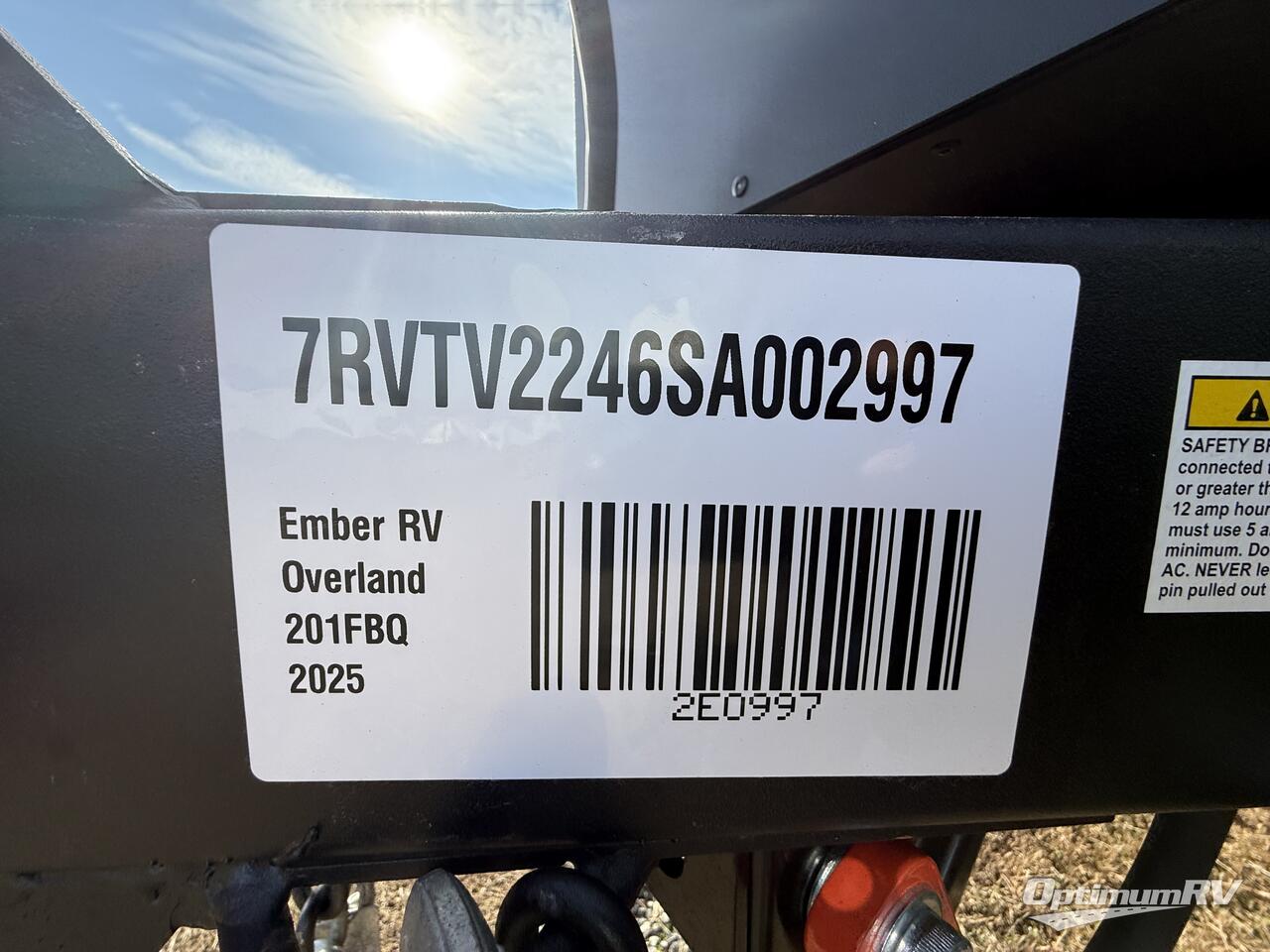 2025 Ember Overland Series 201FBQ Photo 16